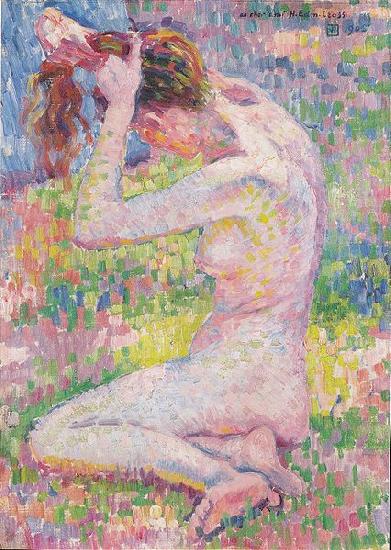 Sitzender Akt, Theo Van Rysselberghe